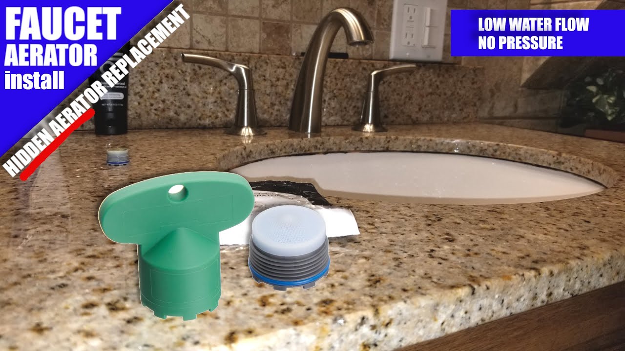 Como remover e limpar um arejador de torneira - Remoção do arejador Kohler