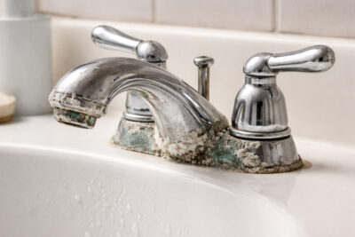 what causes bathroom faucets to corrode