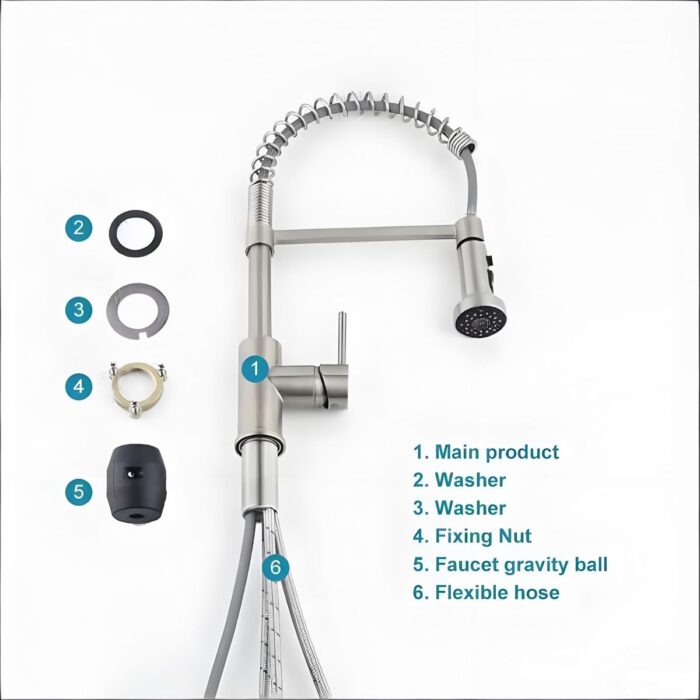 Pull-down Kitchen Faucet