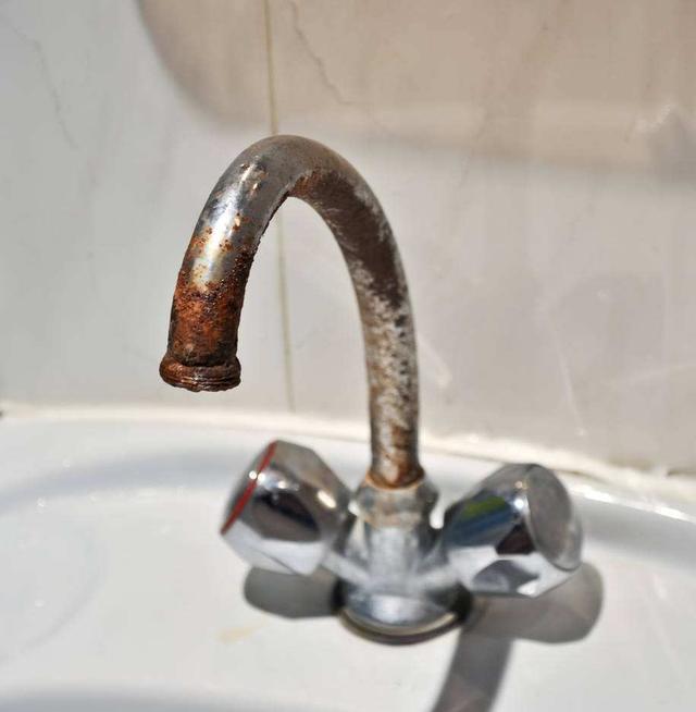 Rusty faucet