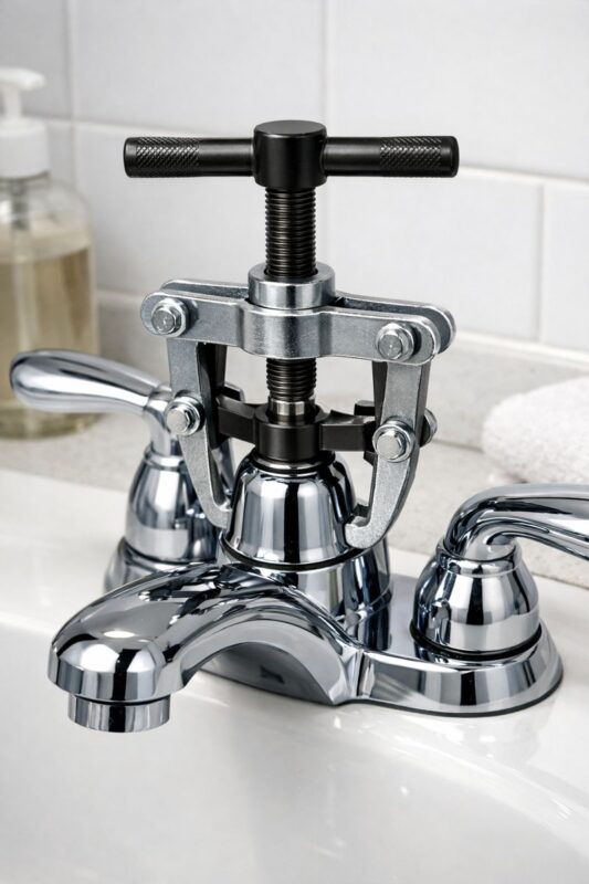 Use a handle puller