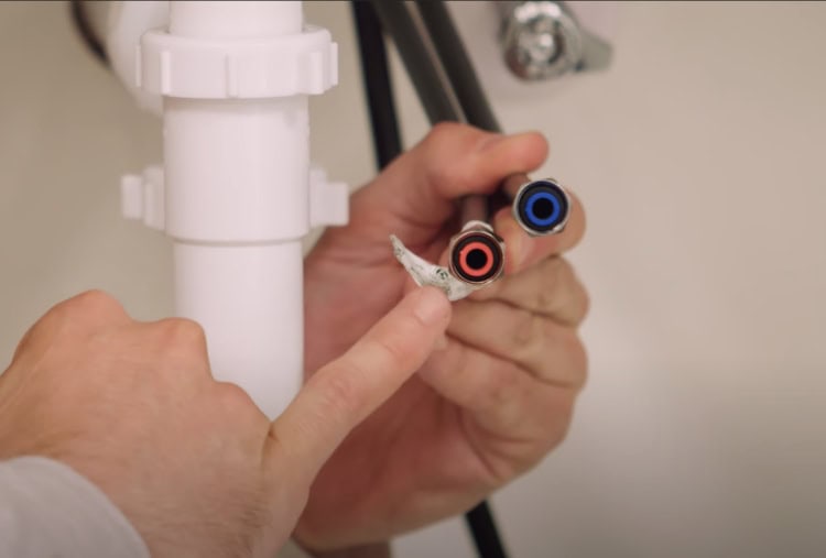 Connect the Water Supply Lines