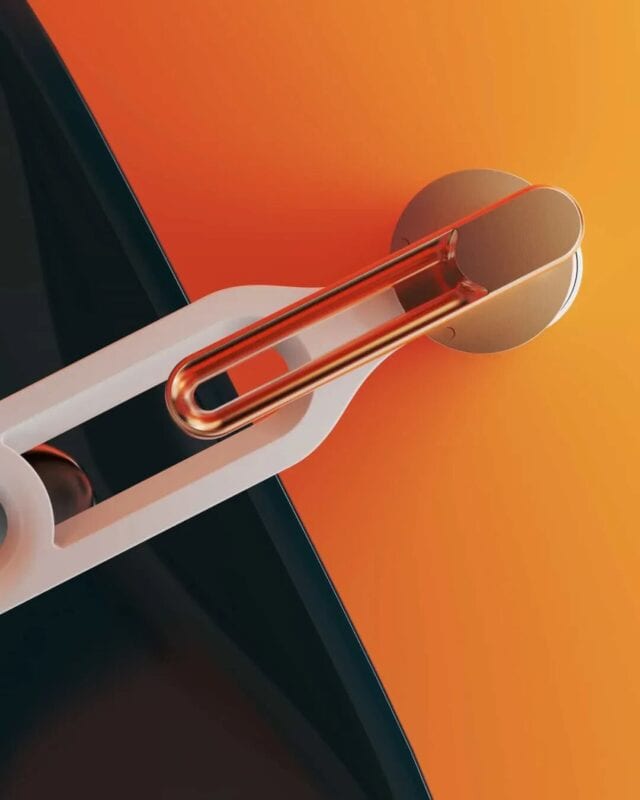 Modern sleek faucet design with metallic finish, perfect for contemporary kitchens and bathrooms.