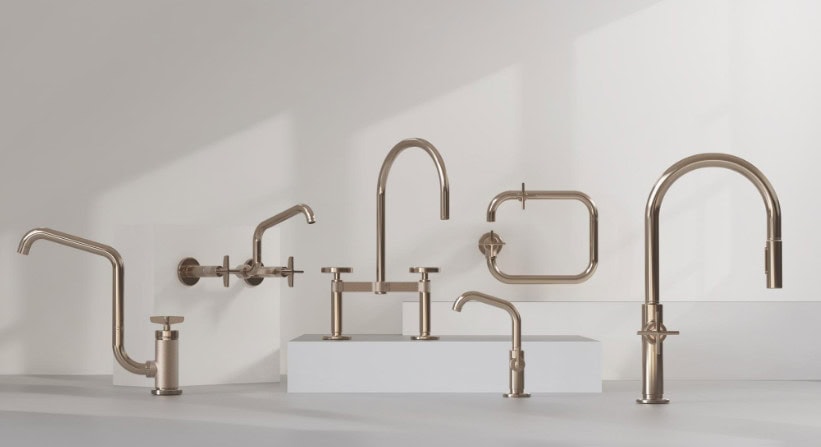 Inspirações de torneiras: 8 Designs Criativos 24 Billet Faucet Series