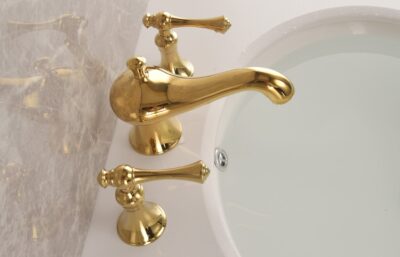 Bathroom Widespread Faucets Antique 2 Handle 3 hole Tap X1