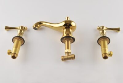 Bathroom Widespread Faucets Antique 2 Handle 3 hole Tap X2