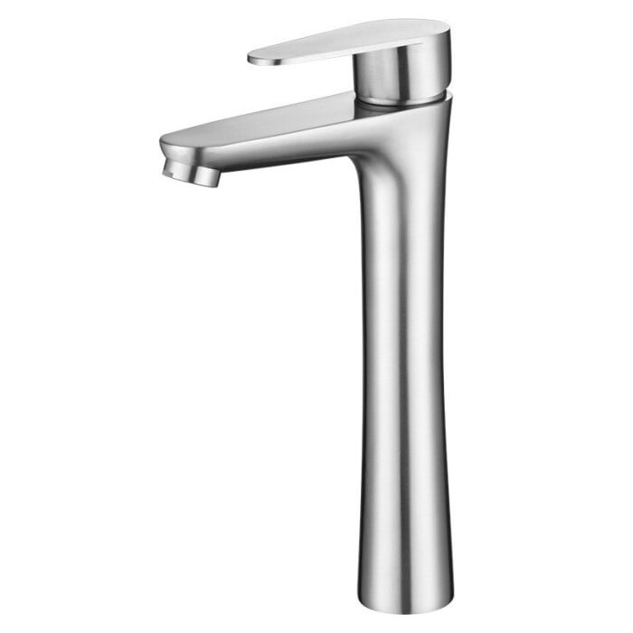 Black Vessel Sink Faucet Stainless Steel Basin Tap