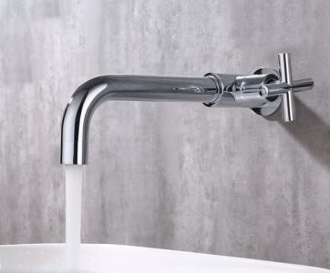 Cross handle Vessel Sink Tap X2