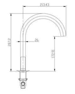 Dual Handle 3-hole Basin Tap 