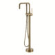 Freestanding Faucet with Showerhead, Brass Bathtub Tap