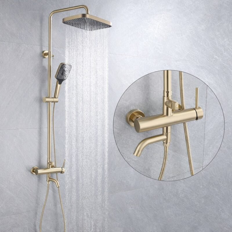 Hand Held Shower and Showerhead Combo, 3-Mode Shower Head