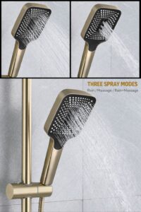 Hand Held Shower and Showerhead Combo 3 Mode Shower Head X6