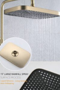 Hand Held Shower and Showerhead Combo 3 Mode Shower Head X7