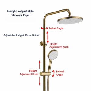 Hand Held Shower and Showerhead Combo 3 Mode Shower Head X8