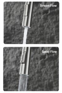 Kitchen Faucet Pull Out Sprayer with Swivel Spout X2