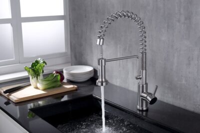 Kitchen Faucet Touch Smart Pull down Single Handle Tap 5
