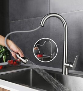 Kitchen Faucet with Pull Down Nozzle X2