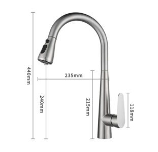 Kitchen Faucet with Pull Down Nozzle X7