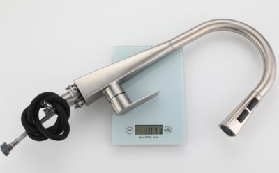 Kitchen Faucet with Pull Down Sprayer 304 Stainless Steel X3