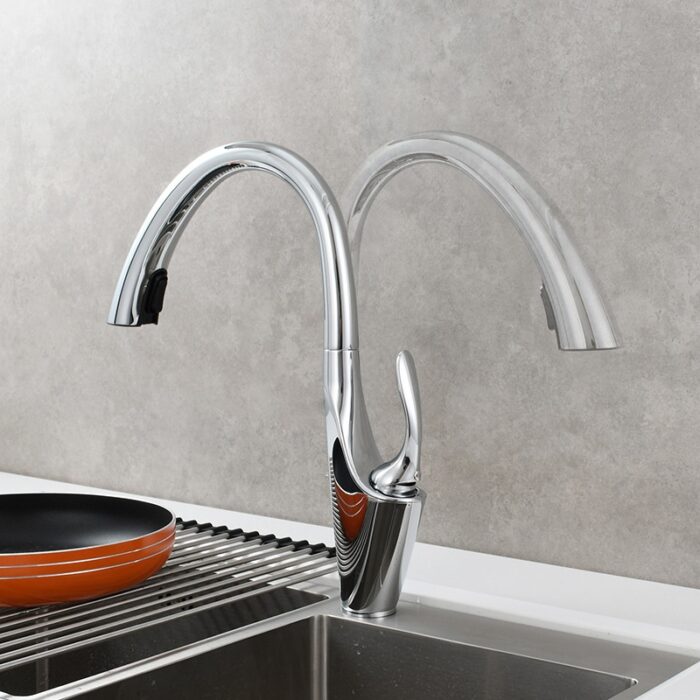 Kitchen Faucet with Pull Down Sprayer
