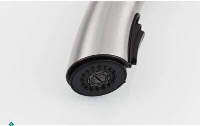 Stainless steel kitchen faucet with modern design and durable construction for stylish and functional sinks.