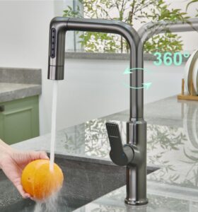 Kitchen Faucet with Pull Out Spray 5 Mode Sink Tap X1