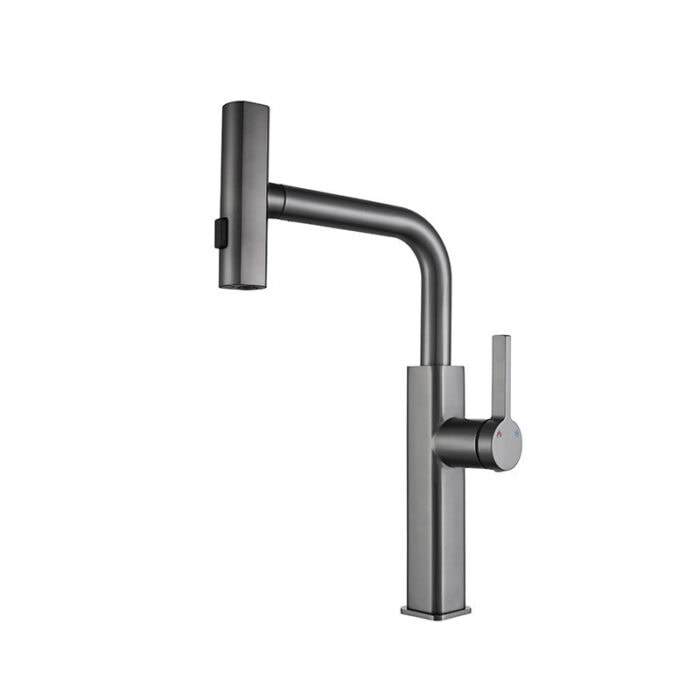 Kitchen Faucet with Pull Out Sprayer Rainfall Sink Tap