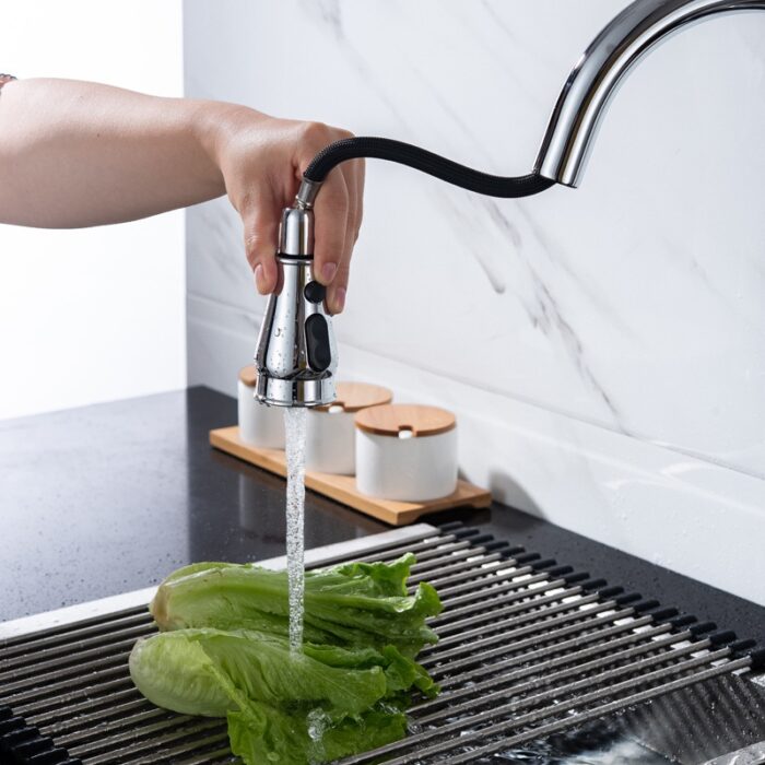 Kitchen Faucets Pull Out Sink Tap with 2 Spray Modes