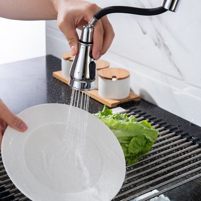 Kitchen Faucets Pull Out Sink Tap with 2 Spray Modes