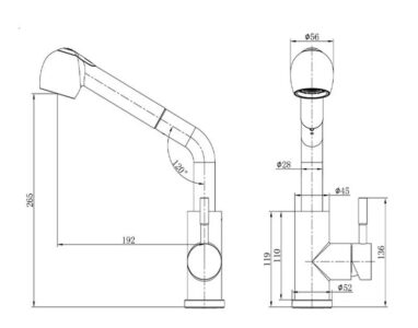 Torneiras de cozinha com spray extraível, torneira de pia preta 6 Kitchen Faucets with Pull out Spray Black Sink Tap X6