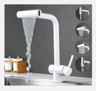 Kitchen Faucets with Sprayer Pull out Spray Sink Tap X2
