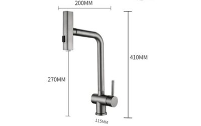 Kitchen Faucets with Sprayer Pull out Spray Sink Tap X5