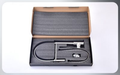 Torneira para pia de cozinha com pulverizador extraível e mola giratória 7 Kitchen Sink Faucet with Pull Out Sprayer X6