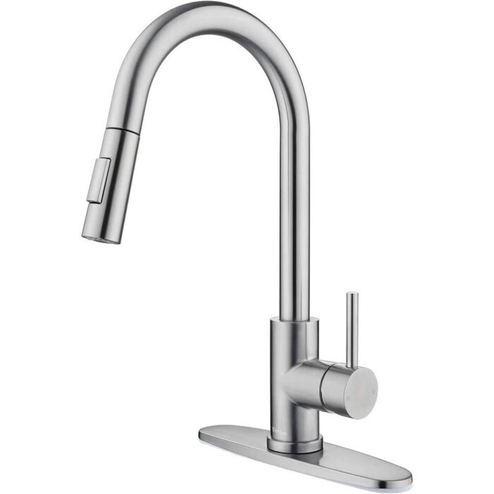Kitchen Sink Faucets with Pull-out Spray