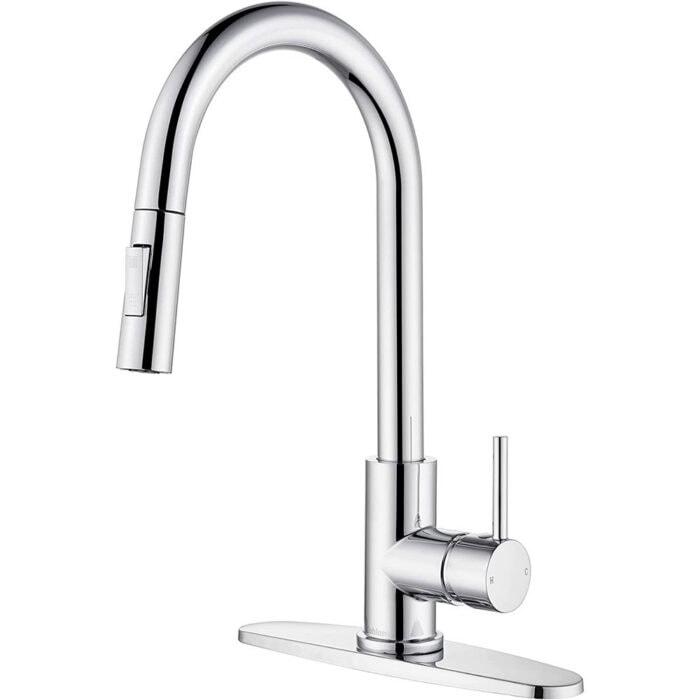 Kitchen Sink Faucets with Pull-out Spray