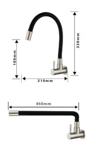 Kitchen Sink Swivel Tap X3