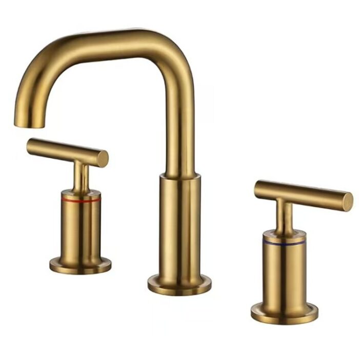 Elegant gold kitchen faucet set with modern design, durable materials, and easy installation. Perfect for luxury homes.