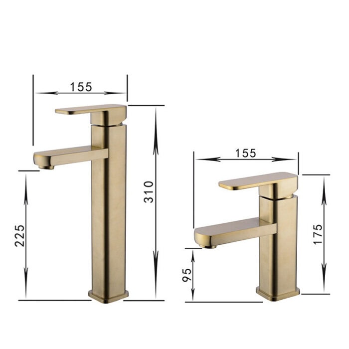 One Handle Vessel Faucets