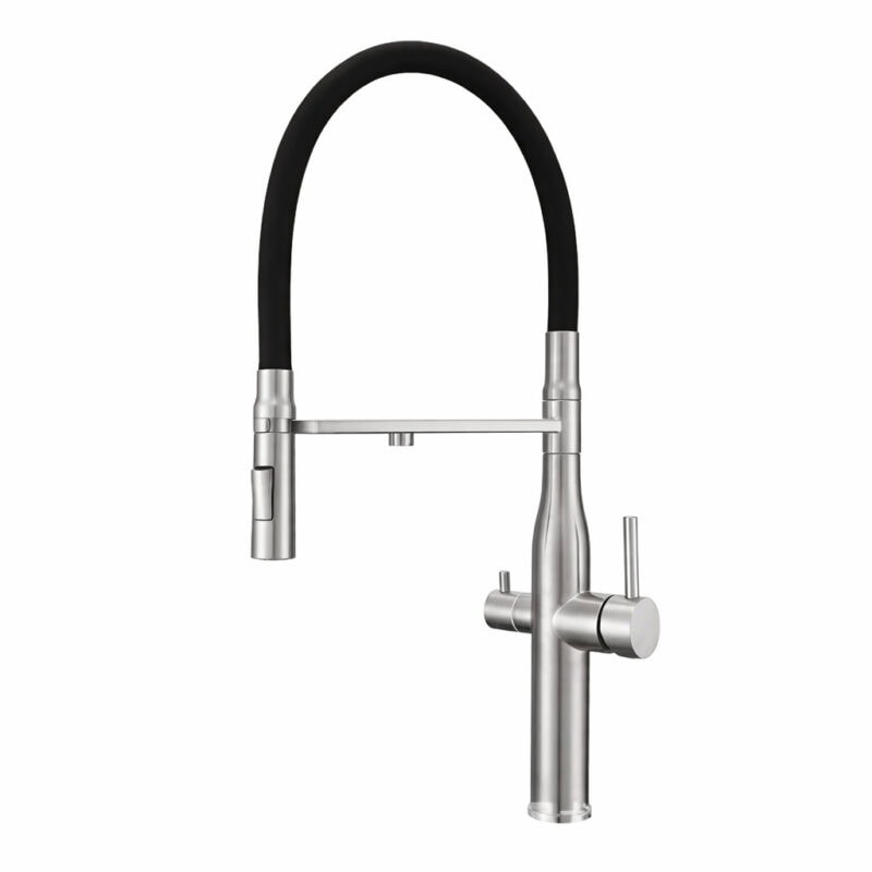Pull Down Kitchen Faucet with Sprayer, Silicone Body