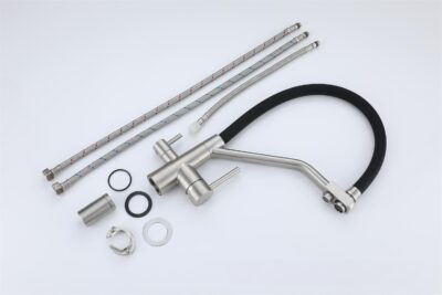 Torneira de cozinha com esguicho de puxar para baixo - Torneira de água potável 11 Pull Down Sprayer Kitchen Faucet Drinking Water Tap X11