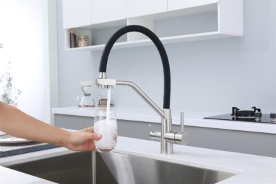 Pull Down Sprayer Kitchen Faucet Drinking Water Tap X2