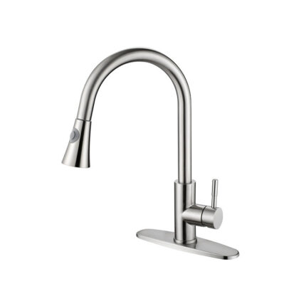 Pull-out Kitchen Faucet with Dual Spray Modes Swivel Tap