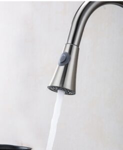 Pull out Kitchen Faucet with Dual Spray Modes Swivel Tap X4