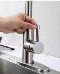Pull out Kitchen Faucet with Dual Spray Modes Swivel Tap X6