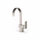 Sleek stainless steel kitchen faucet with modern, minimalist design for precise water control.