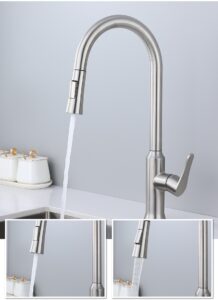 Single Handle Kitchen Faucet with Pull out Sprayer X1