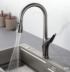Single Handle Pull Down Kitchen Faucet with Sprayer X1