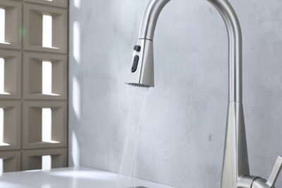 Single Handle Pull Out Sprayer Kitchen Faucet Sink Tap X2