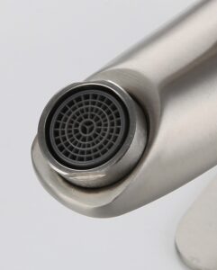 Single Hole Bathroom Faucet Brushed Nickel Sink Tap X3