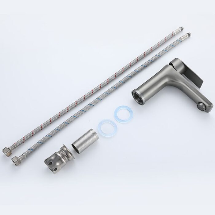 Single Hole Bathroom Faucets, Hot and Cold Mixer Sink Tap